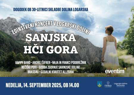 Koncert v Logarski Dolini SANJSKA HČI GORA
