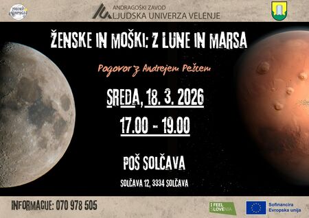 Ženske in moški z Lune in Marsa