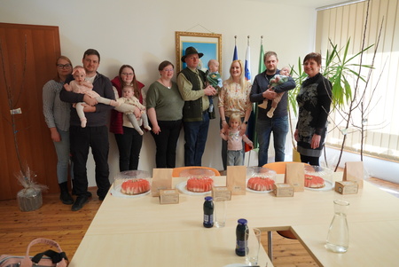 Sprejem novorojenčkov rojenih v letu 2025